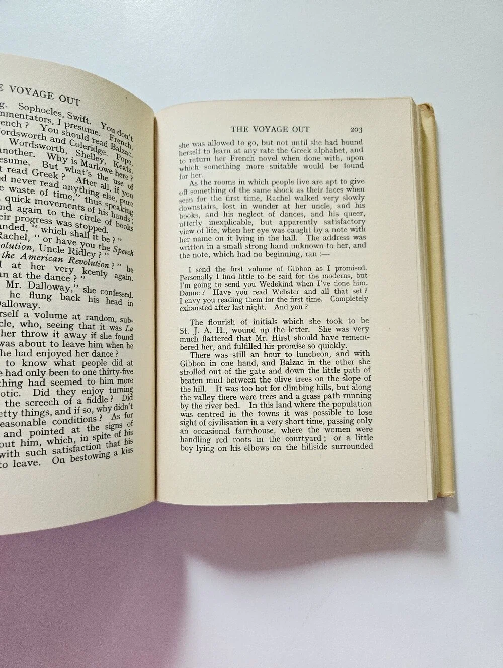 The Voyage Out by Virginia Woolf 1949 6th Print Hogarth Press Uniform Ed HC DJ